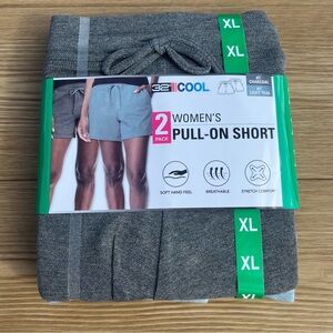32 Degrees Cool New in Package (2) Women’s XXL Pull On Shorts Soft Drawstring
